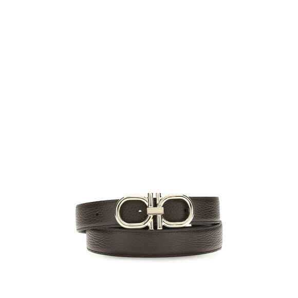 Ferragamo Men Reversible And Adjustable Gancini Belt